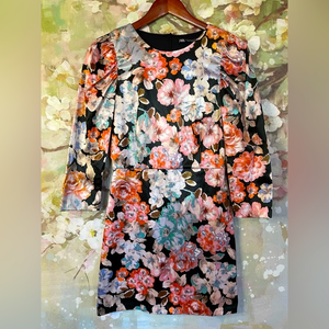 ZARA Hazy Floral Dress‎ Sz M